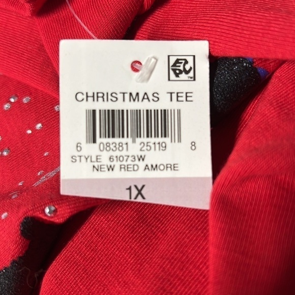 KAREN SCOTT WOMAN 1X RED SCOTTIE DOG LONG SLEEVED TSHIRT NWT GRAPHIC TEE - Picture 6 of 6